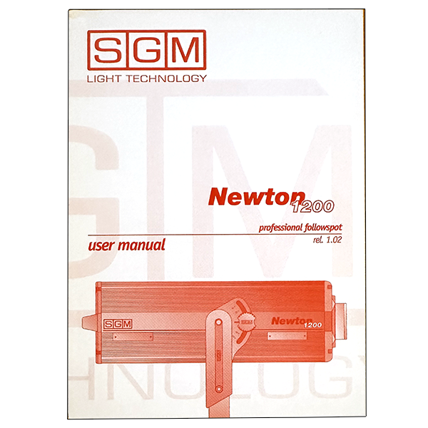 SGM Newton 1200 - manuale - SuonoWeb Store